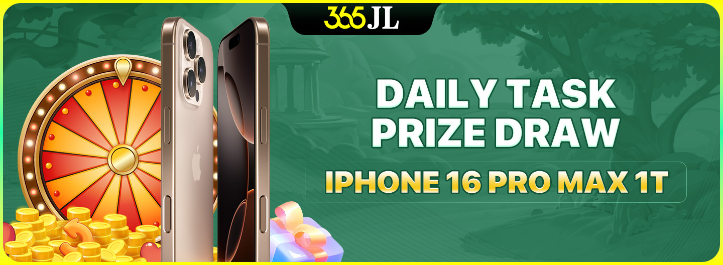 Daily Task Prize Draw for an Iphone 16 Pro Max 1T