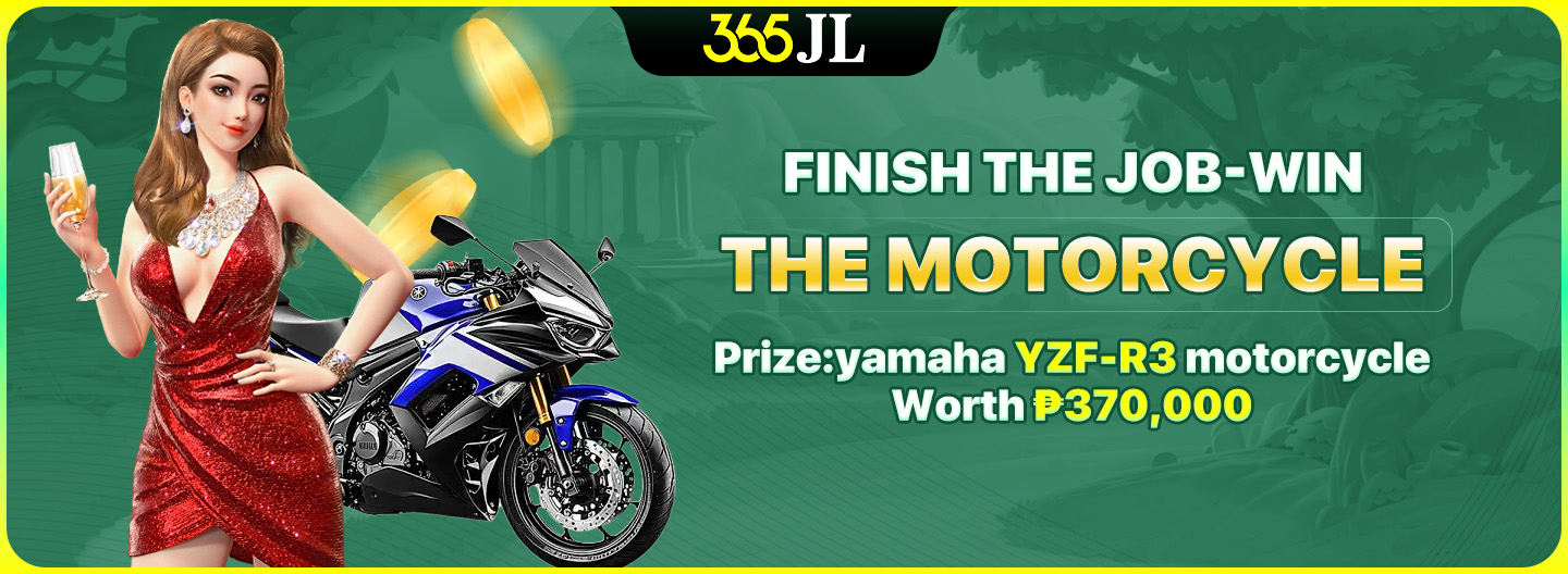Finish the job to win a motorcycle